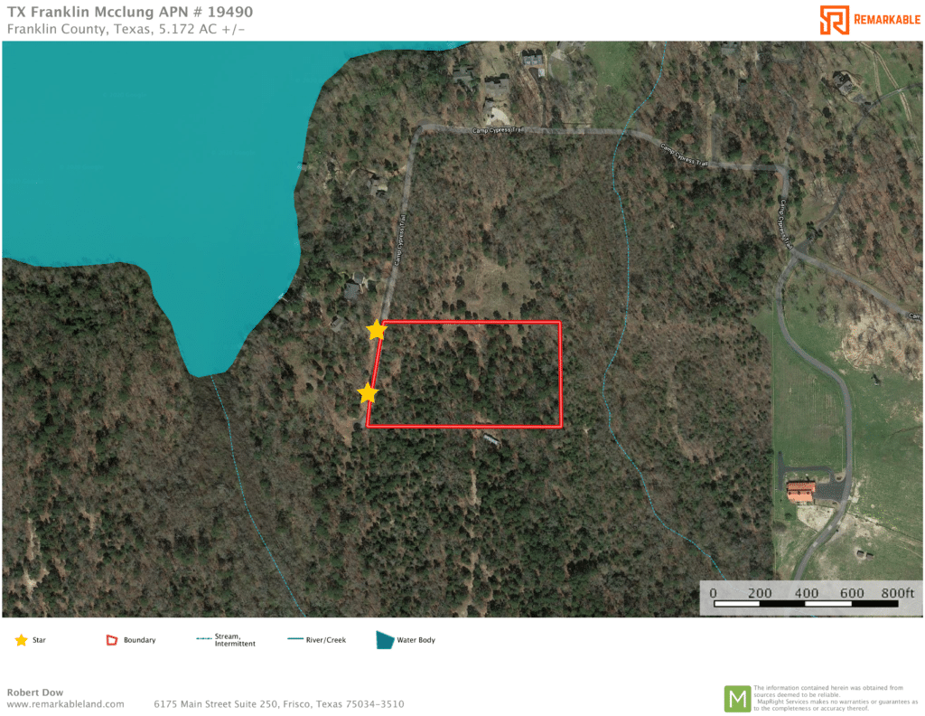5.17 Acres Near Beautiful Lake Cypress Springs Remarkable Land, LLC