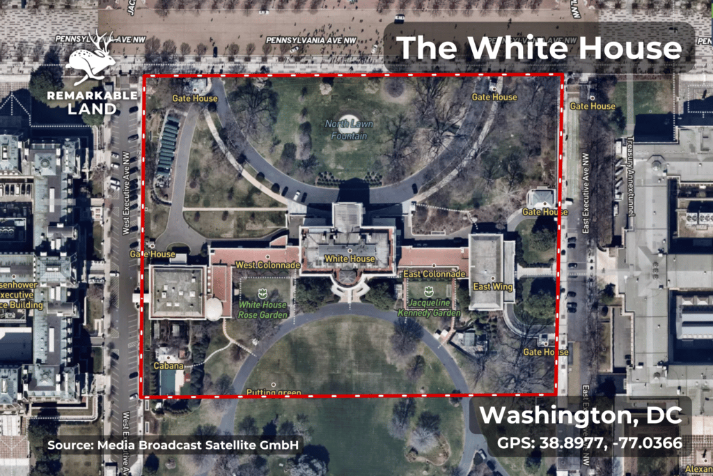 10 Acres in Washington, DC - The White House